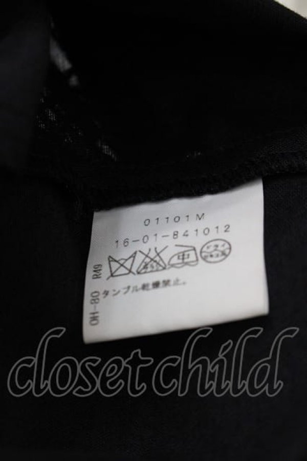 画像4: ヴィヴィアンウエストウッド 中古 / チェック透カシ風半袖ブラウス 2 黒  I-25-05-21-018-bl-HD-ZI (4)