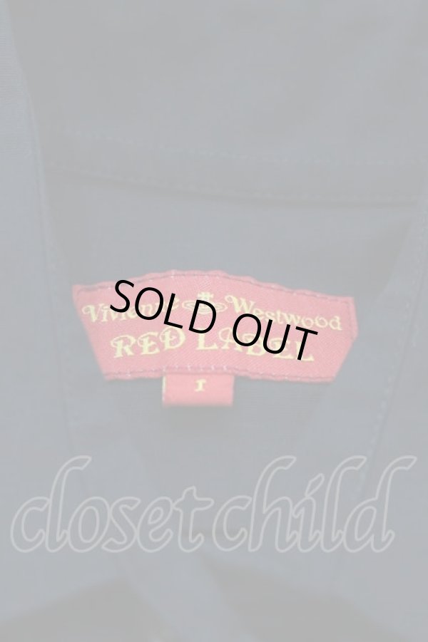 画像4: ヴィヴィアンウエストウッド 中古 / 裾オーブ刺繍ブラウス 1 黒  I-25-05-21-019-bl-HD-ZI (4)