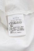 画像5: ヴィヴィアンウエストウッド 中古 / 単色オーブ刺繍タイ長袖ブラウス 3 白Ｘ赤  I-25-05-21-020-bl-HD-ZI (5)