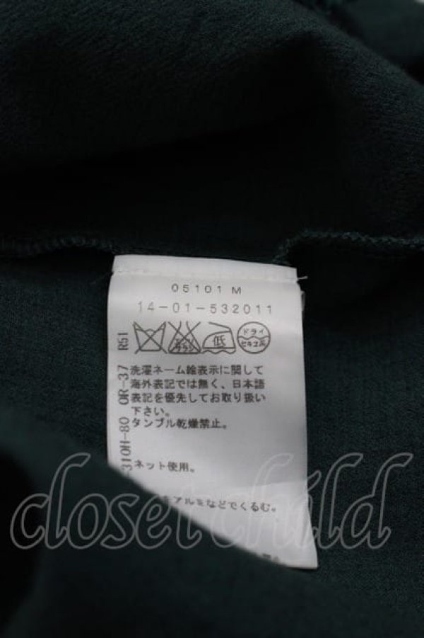 画像5: ANGLOMANIA 中古 / 後ロZIP長袖ワンピース 40 緑  I-25-06-25-022-op-HD-ZI (5)