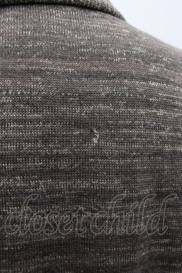 画像3: ヴィヴィアンウエストウッド 中古 / ニットボーダーリボンロングカーデ 3 ブラウンＸ白  I-25-06-25-003-to-HD-ZI (3)