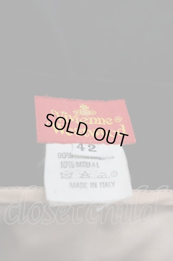 画像4: ヴィヴィアンウエストウッド 中古 / 別珍ミニスカート 42 黒  I-25-06-25-030-sk-HD-ZI (4)