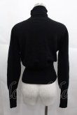 画像2: ヴィヴィアンウエストウッド 中古 / カラーオーブ刺繍ハイネックニット  黒  I-25-06-25-001-to-HD-ZI (2)