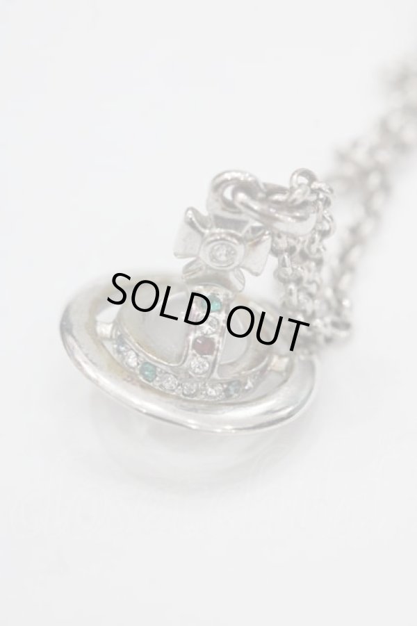 画像4: ヴィヴィアンウエストウッド 中古 / AC/プチオーブネックレス  シルバー  I-25-06-25-042-ac-HD-ZI (4)