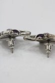 画像2: ヴィヴィアンウエストウッド 中古 / diamante heart stud pierce  パープル  I-25-06-25-046-ac-HD-ZI (2)