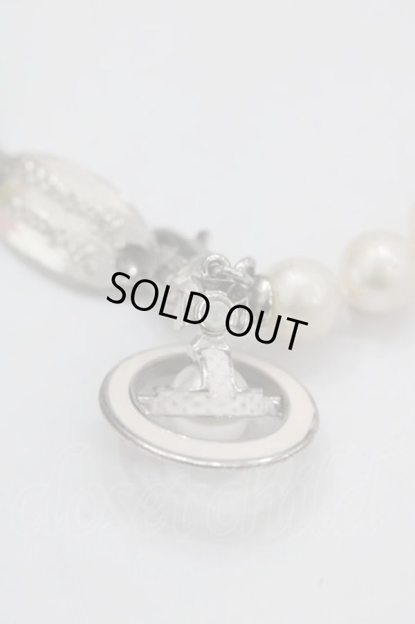 画像2: ヴィヴィアンウエストウッド 中古 / SIMONETTA PEARL ブレスレット  ピンクシルバー  I-25-06-25-050-ac-HD-ZI (2)