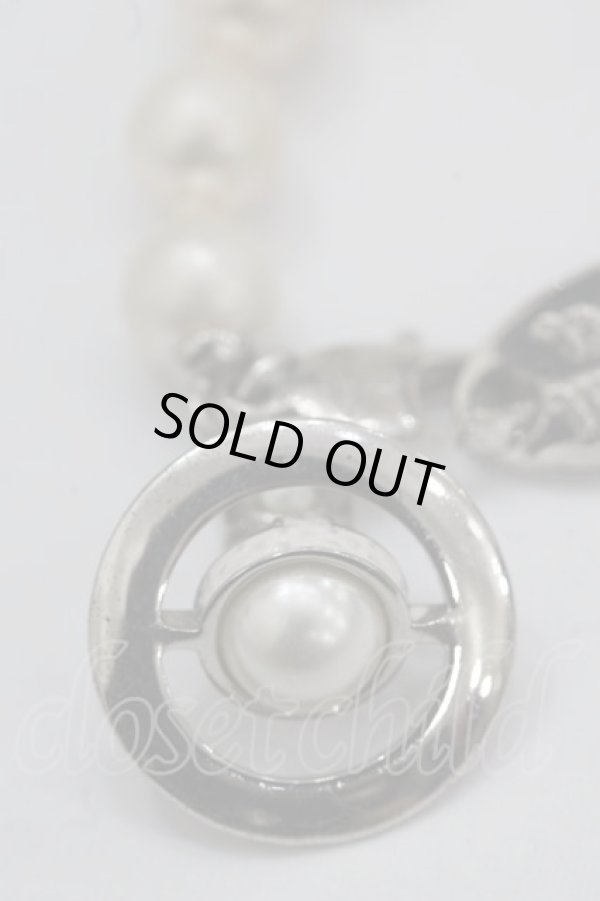 画像3: ヴィヴィアンウエストウッド 中古 / SIMONETTA PEARL ブレスレット  ピンクシルバー  I-25-06-25-050-ac-HD-ZI (3)