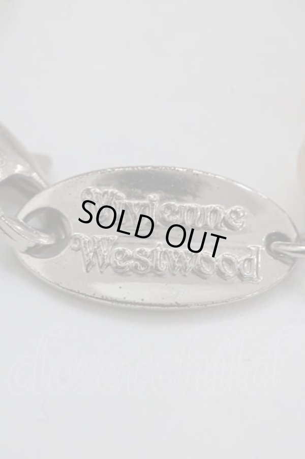 画像4: ヴィヴィアンウエストウッド 中古 / SIMONETTA PEARL ブレスレット  ピンクシルバー  I-25-06-25-050-ac-HD-ZI (4)