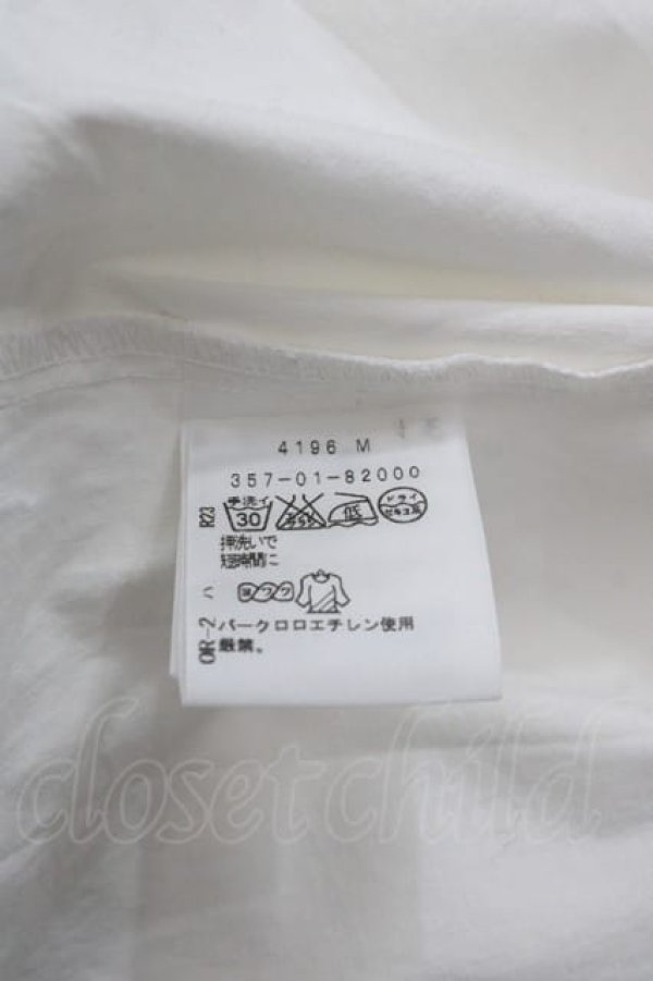 画像5: ヴィヴィアンウエストウッド 中古 / ロゴブラウスハイネックブラウス 2 赤Ｘ白  I-25-06-25-007-bl-HD-ZI (5)