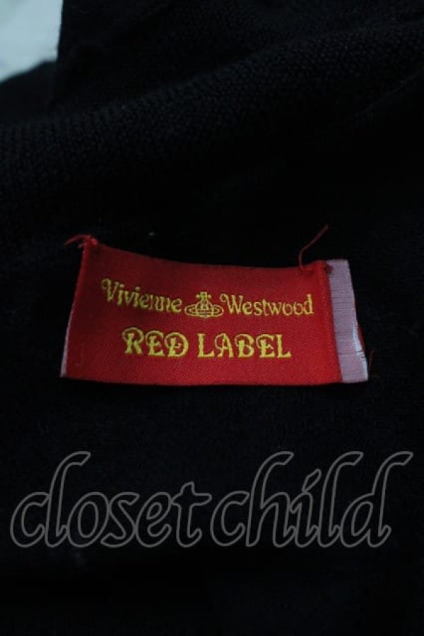 画像4: ヴィヴィアンウエストウッド 中古 / カラーオーブ刺繍ハイネックニット  黒  I-25-06-25-001-to-HD-ZI (4)