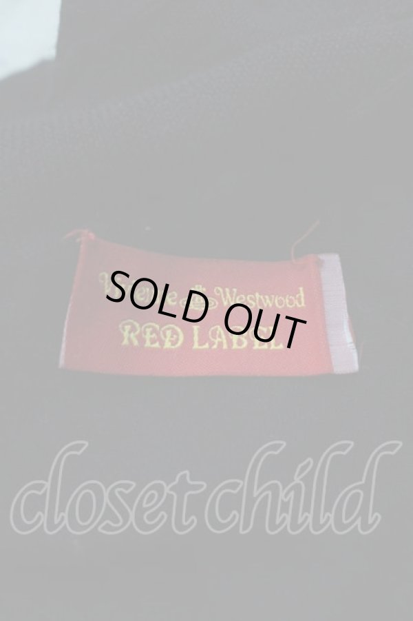 画像4: ヴィヴィアンウエストウッド 中古 / カラーオーブ刺繍ハイネックニット  黒  I-25-06-25-001-to-HD-ZI (4)