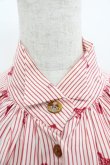 画像6: ヴィヴィアンウエストウッド 中古 / 単色オーブ刺繍ブラウス  白Ｘ赤  I-25-06-25-013-bl-HD-ZI (6)