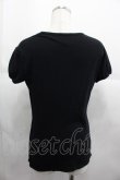 画像2: ヴィヴィアンウエストウッド 中古 / バストプリントTシャツ XS 黒  I-25-06-25-002-bl-HD-ZI (2)