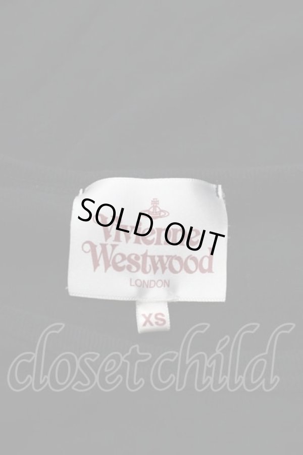 画像3: ヴィヴィアンウエストウッド 中古 / バストプリントTシャツ XS 黒  I-25-06-25-002-bl-HD-ZI (3)