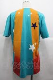 画像2: ヴィヴィアンウエストウッド MAN 中古 / ラメドクロプリントTシャツ S イエローＸ青  I-25-07-16-021-to-HD-ZI (2)