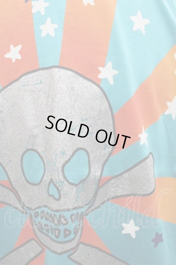 画像3: ヴィヴィアンウエストウッド MAN 中古 / ラメドクロプリントTシャツ S イエローＸ青  I-25-07-16-021-to-HD-ZI (3)