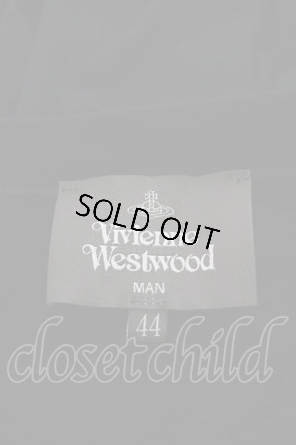 画像4: ヴィヴィアンウエストウッド MAN 中古 / ローズ刺繍カットソー 44 黒X赤X緑  I-25-07-16-029-to-HD-ZI (4)