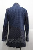 画像2: ヴィヴィアンウエストウッド MAN 中古 / チェック切替シャツ 44 青チェック  I-25-07-16-035-bl-HD-ZI (2)