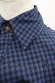 画像4: ヴィヴィアンウエストウッド MAN 中古 / チェック切替シャツ 44 青チェック  I-25-07-16-035-bl-HD-ZI (4)
