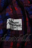 画像4: ヴィヴィアンウエストウッド MAN 中古 / チェックサルエルパンツ F 赤Ｘ青チェック  I-25-07-16-039-pa-HD-ZI (4)