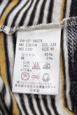 画像5: ヴィヴィアンウエストウッド MAN 中古 / ボーダーオーブ半袖カットソー 46 アイボリーＸブラウンＸ赤  I-25-07-16-007-to-HD-ZI (5)