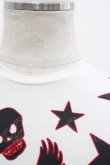 画像3: ヴィヴィアンウエストウッド MAN 中古 / オーブハート半袖Tシャツ S 白Ｘ黒  I-25-07-16-008-to-HD-ZI (3)