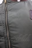 画像4: ヴィヴィアンウエストウッド MAN 中古 / MA-1 RIDERS JACKET 46 カーキＸブラウン  I-25-07-16-014-jc-HD-ZI (4)