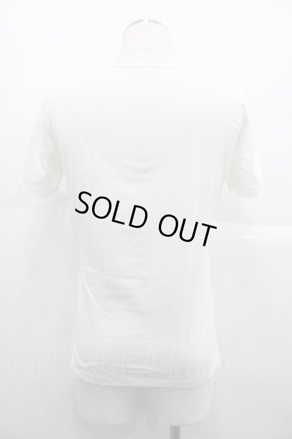 画像2: ヴィヴィアンウエストウッド MAN 中古 / CATオーブ半袖カットソー 44 アイボリー  I-25-07-16-018-to-HD-ZI (2)