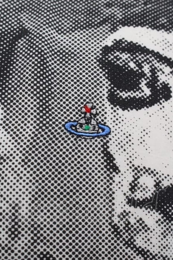 画像3: ヴィヴィアンウエストウッド 中古 / パペット柄シャツ  黒X白  I-25-07-30-002-bl-HD-ZI (3)