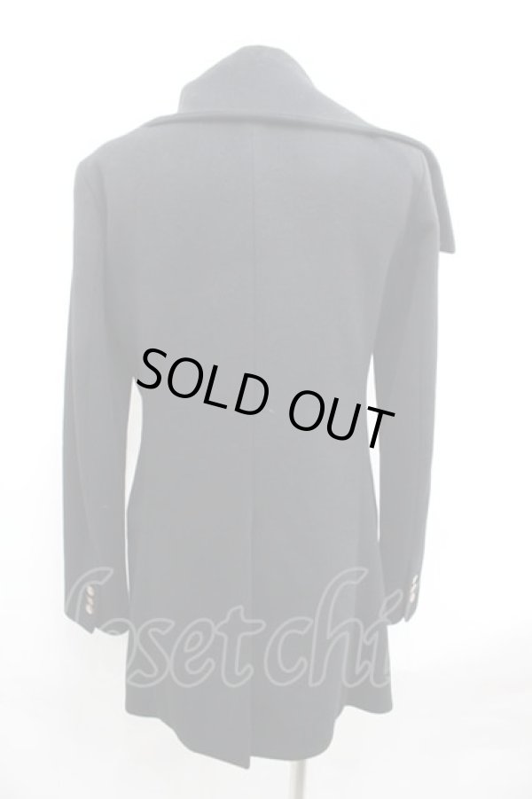 画像2: ヴィヴィアンウエストウッド MAN 中古 / MINT COLLAR WOOL COAT 46 黒  I-25-07-30-023-co-HD-ZI (2)