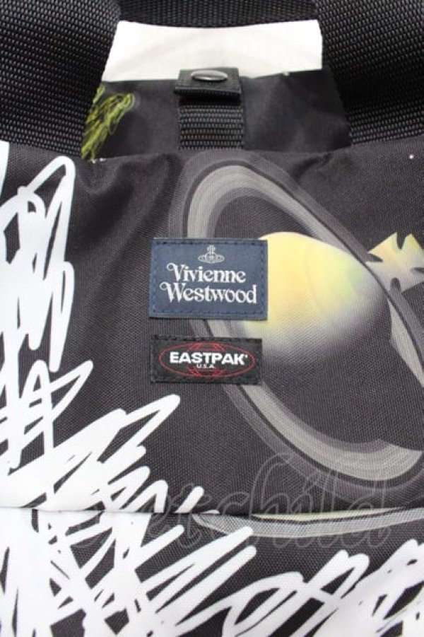 画像3: ヴィヴィアンウエストウッド 中古 / EASTPAK JESSICAバックパック  黒  I-25-07-30-033-ba-HD-ZI (3)