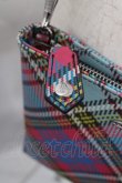 画像4: ヴィヴィアンウエストウッド 中古 / SQUIRE SQUARE CROSSBODY  サックスチェック  I-25-07-30-034-ba-HD-ZI (4)