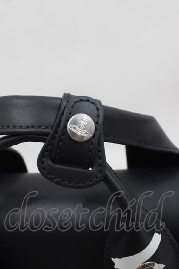 画像3: ヴィヴィアンウエストウッド 中古 / ALEX 2way バッグ  黒X白  I-25-07-30-040-ba-HD-ZI (3)