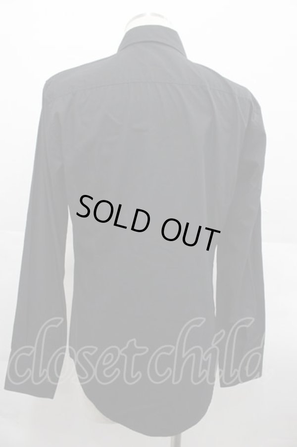 画像2: ヴィヴィアンウエストウッド MAN 中古 / “オジークラーク” ポプリンシャツ 46 黒  I-25-07-30-004-bl-HD-ZI (2)