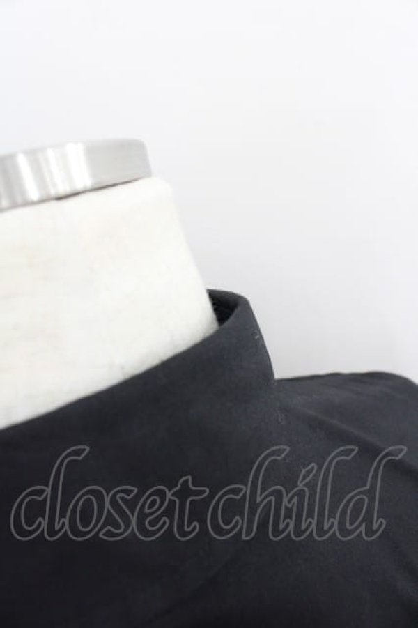 画像4: ヴィヴィアンウエストウッド MAN 中古 / “オジークラーク” ポプリンシャツ 46 黒  I-25-07-30-004-bl-HD-ZI (4)