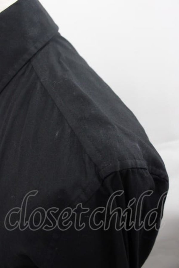 画像5: ヴィヴィアンウエストウッド MAN 中古 / “オジークラーク” ポプリンシャツ 46 黒  I-25-07-30-004-bl-HD-ZI (5)