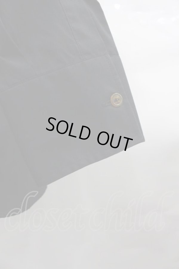 画像6: ヴィヴィアンウエストウッド MAN 中古 / “オジークラーク” ポプリンシャツ 46 黒  I-25-07-30-004-bl-HD-ZI (6)