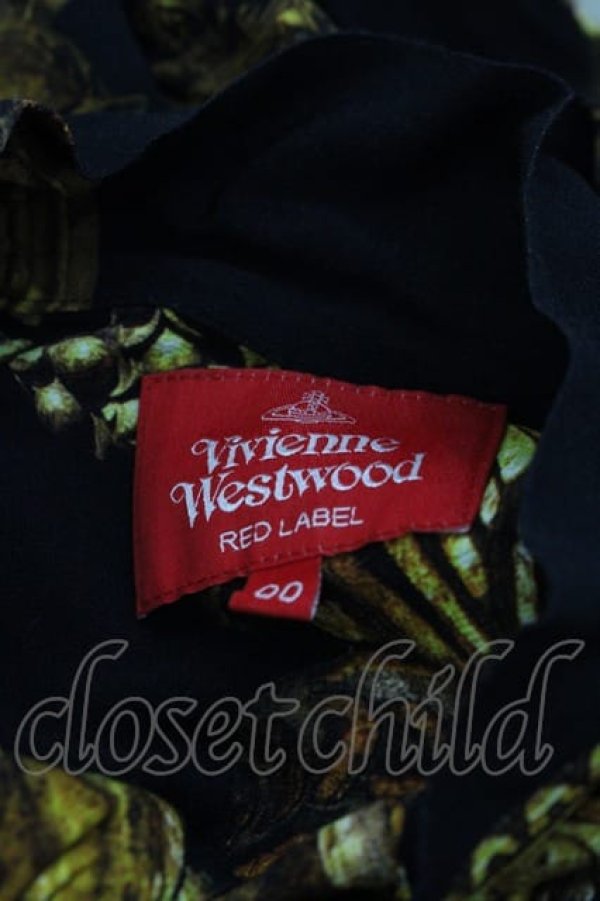 画像3: ヴィヴィアンウエストウッド 中古 / フレームブラウス 00 黒Ｘゴールド  I-25-07-30-008-bl-HD-ZI (3)