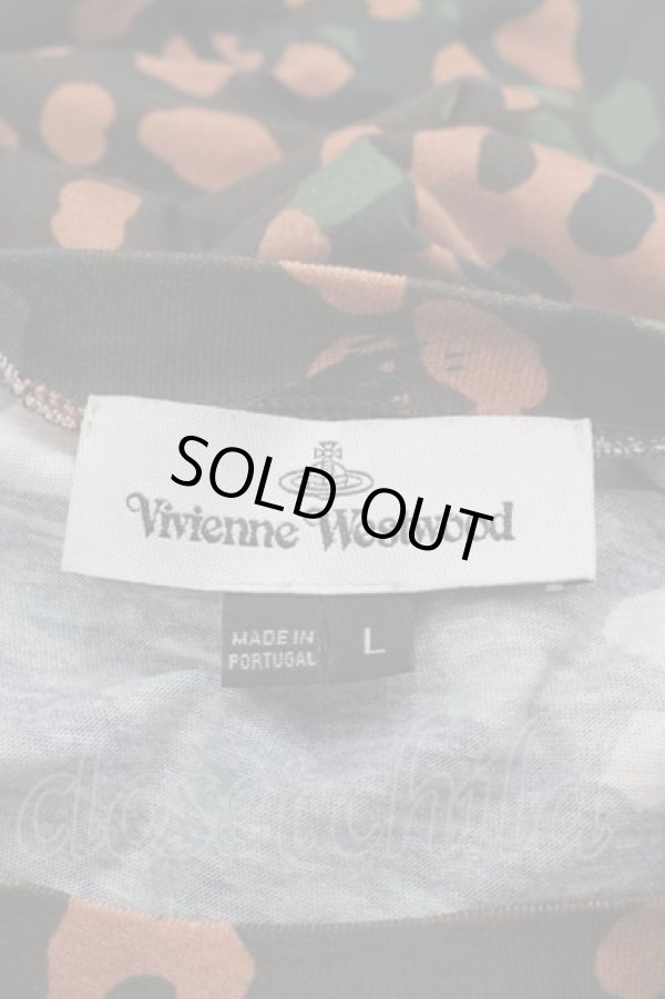 画像4: ヴィヴィアンウエストウッド 中古 / カモフラージュTシャツ L ブラウン  I-25-07-30-011-to-HD-ZI (4)