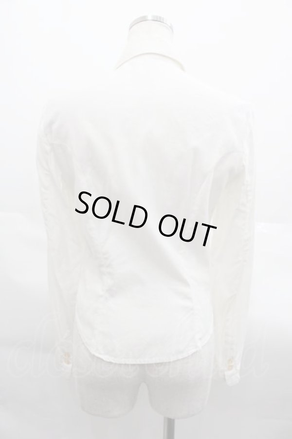 画像2: ヴィヴィアンウエストウッド 中古 / ミニカラーオーブ刺繍ブラウス 40 白  I-25-07-30-014-bl-HD-ZI (2)