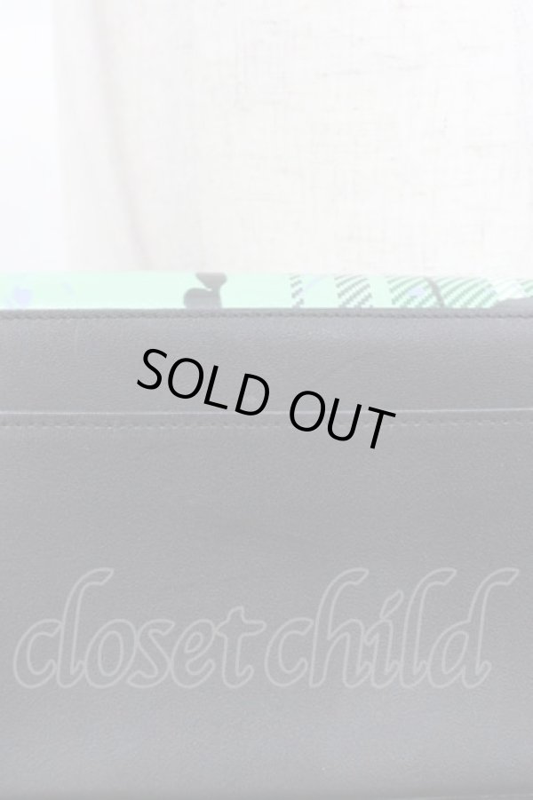 画像5: ヴィヴィアンウエストウッド 中古 / タータンチェックスプラッシュペイントショルダーバッグ  グリーンＸ黒  I-25-08-30-027-ba-HD-ZI (5)