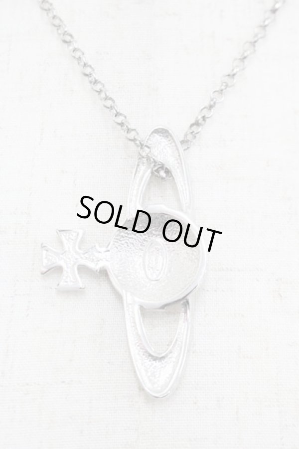 画像3: ヴィヴィアンウエストウッド 中古 / ネオバスレリーフネックレス  シルバーＸアイボリー  I-25-08-30-033-nl-HD-ZI (3)