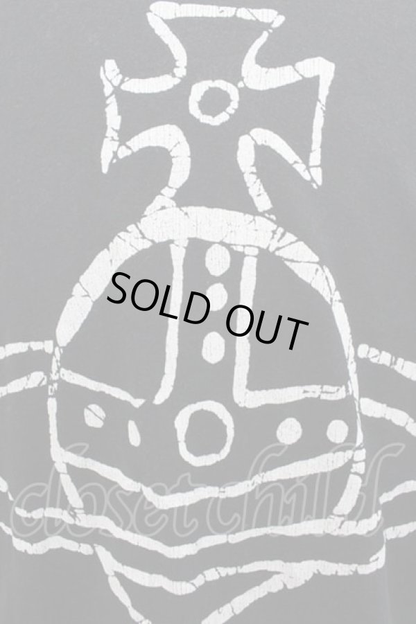 画像3: ヴィヴィアンウエストウッド 中古 / タイムマシーンORB リラックスTシャツ 46 黒Ｘ白  I-25-08-30-004-ts-HD-ZI (3)