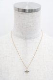 画像2: ヴィヴィアンウエストウッド 中古 / ヴィンテージプチオーブネックレス  青Ｘゴールド  I-25-08-30-035-nl-HD-ZI (2)
