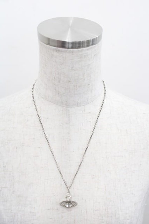 画像2: ヴィヴィアンウエストウッド 中古 / タイニーオーブネックレス  シルバー  I-25-08-30-036-ac-HD-ZI (2)