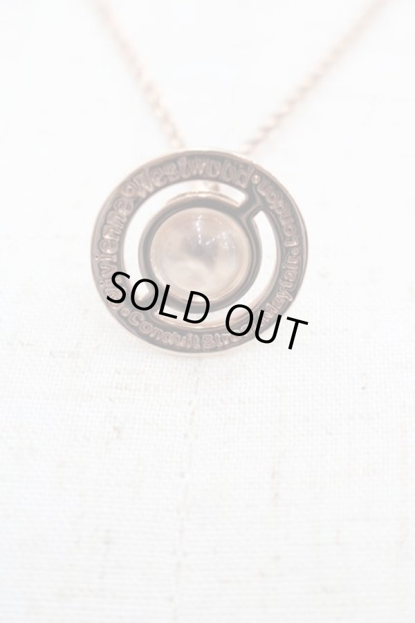 画像4: ヴィヴィアンウエストウッド 中古 / タイニーオーブネックレス  ピンクゴールド  I-25-08-30-037-nl-HD-ZI (4)