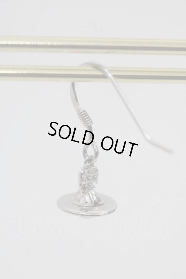 画像2: ヴィヴィアンウエストウッド 中古 / AC/オーブピアス  シルバー  I-25-08-30-042-ac-HD-ZI (2)