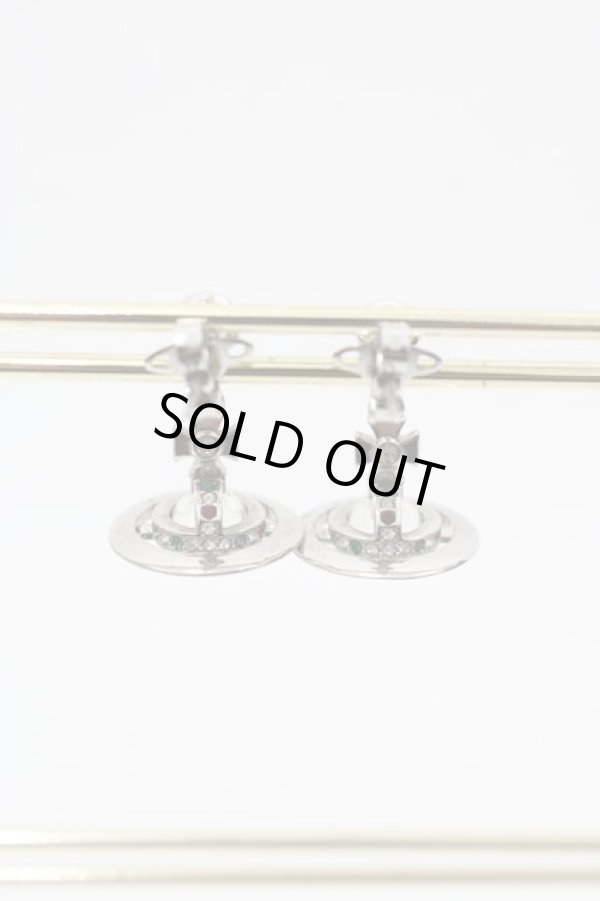 画像2: ヴィヴィアンウエストウッド 中古 / タイニーオーブピアス  シルバー  I-25-08-30-043-er-HD-ZI (2)