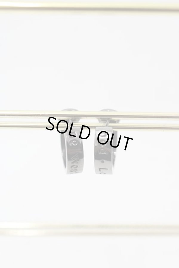 画像2: ヴィヴィアンウエストウッド 中古 / ER/BOBBYピアス  ガンメタ  I-25-08-30-044-co-HD-ZI (2)