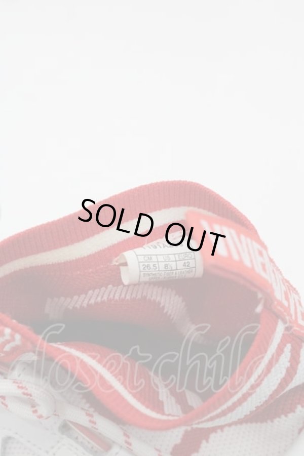 画像5: ヴィヴィアンウエストウッド 中古 / ヴィヴィアンウエストウッド × ASICS TIGERコラボスニーカー 26.5CM 白Ｘ赤  I-25-08-30-048-sh-HD-ZI (5)